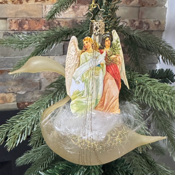 NEW Inge Glas Limited Edition Victorian Swan- German Glass Christmas Ornament - Picture 14 of 15